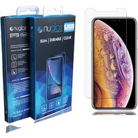 For iPhone X/XS Screen Protector Nuglas Tempered Glass 0.3mm Thin Premium Real Glass Screen Protector for iPhone X/XS