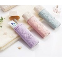 Portable Toothbrush Toothpaste Storage Box Holder Cup Wash Toothbrush Organizer Bathroom Products Supplies Storage Box