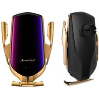 Auto Clamp 10W Fast Wireless Mobile Phone Car Charger Mount Holder For iPhone