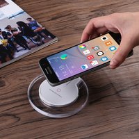 Amazon bestseller 2019 5V 2A Fast wireless charging pad 10W Quick Qi wireless charger For Samsung S8 Note 8 for iphone 8 X