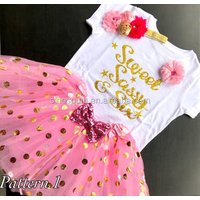 3 Layer Tutu Set 1st Birthday
