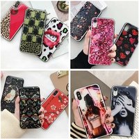 New Design for iPhone PC Case Design Women 7plus X Xs Max Xr 6s Shockproof TPU Glue Soft Mobile Phone Accessories Covers