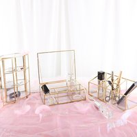 Top supplier wholesale large Make up organizer, Glass Jewelry Box