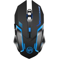 2019 Latest Rechargeable Logo Can be Custom Wireless 6d LED 7 Color Gaming Mouse