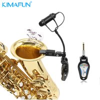 Professional KIMAFUN 2.4G Wireless Saxophone Microphone Instrument Gooseneck Microphone KM-G306-3