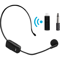 School Classroom Coach Teachers Tour Guide UHF Wireless Stereo Receiver Usb Microphone MIC Unidirectional Condenser Microphone