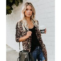 Long Sleeve Leopard Print Cardigan