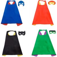 Kids' Superhero Cape and Mask Set