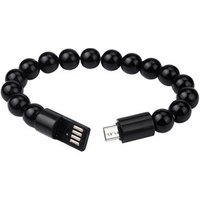 Wearable band bead fast usb cable type c charger bracelet with data sync_HL4102