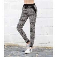 Women's Plus Size Aztec Print Drawstring Joggers