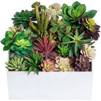 cheap wholesale decorative mini cactus assortment outdoor indoor hanging arrangement artificial plants succulent for sale