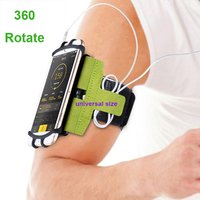 FREE SAMPLE Stretch Rubber Rotatable Armband Universal Rotating Phone Holder Running Armband