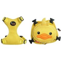 Dog bag costume adorable pet backpack harness adjustable saddlebag for dog walking training outside