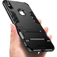 OTAO Bracket Cell Phone Accessories Case For iphone XR XS MAX X 8 7 6 6s Plus Shockproof Armor Phone Cover