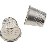 Wholesale high quality aluminum silver sewing thimble