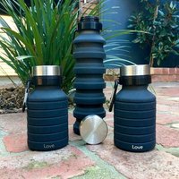 Hot Sale Outdoor Sports Bottle Foldable Collapsible Silicone Water Bottle With Custom Logo