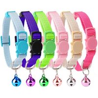 Factory Price Polyester nylon Breakaway Cat Collar With Bell
