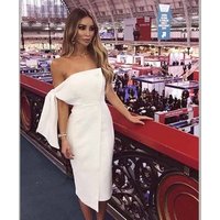 Elegant Off Shoulder Midi Dress Summer Parties
