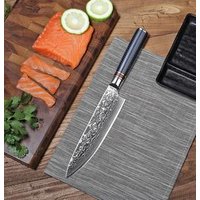 8Inch Damascus Steel Kitchen Chef Gyuto Knife with Resin Handle