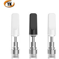 0.5ml C 3 cell 510 thread glass atomizer ceramic cbd thick oil vape cartridge lead free