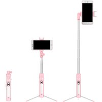 2018 New 360 degree fill light selfie stick Rotation Mini selfie tripod for iphones androids