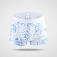 Breathable Cotton Boxer Shorts Logo Print