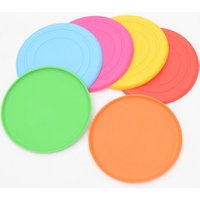 Ready to ship Outdoor Foldable Silicone Pet Dog Soft Pet Flying Disc Plane Custom logo