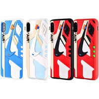 Fashion Silicone 3D Air Jordan 1 Sports Shoes Phone Cases AJ11 Off White NBA Basketball Sneaker Cover