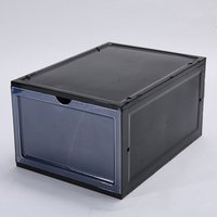 Foldable transparent shoe box plastic basketball shoes sports shoes storage box
