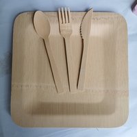 Eco Friendly Disposable Bamboo Plates Parties BBQs
