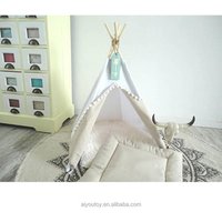 Aiyou new white design Pet Teepee Dog(Puppy) & Cat Bed - Portable Pet Tents Houses for Dog(Puppy) pet bed