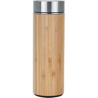 Stainless Steel Insulated Bamboo Thermos Flask Lid