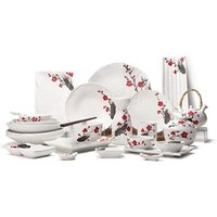 28Ceramics Brand Japanese Hotel Restaurant Ceramic Dinner Tableware, Color Glazed Crockery Porcelain Dinnerware Set*