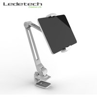 flexible adjustable clamp chuck tablet cellphone holder phone stand clamp mount holder for desk table