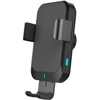 Smart coil induction 15W fast charging qi wireless charger car mount mobile phone holder