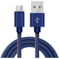 Wholesale Usb Mobile Phone Jeans Cable For Iphone Fast Charger Usb Data Cable Type-c For huawei P9 P10 P20 P30 Lite Pro
