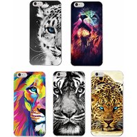 Fashion Lion Tiger panther Leopard Soft TPU Case For iphone7 XR Xs Max