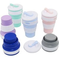 Colourful Portable Collapsible Silicone Folding Coffee Cup
