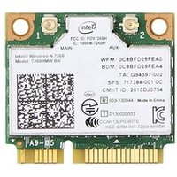 Dual Band 867Mbps Wireless Wifi Network Card Mini PCI-E 802.11ac 2.4G/5G Bluetooth 4.0 Intel 7260 AC 7260HMW For Laptop