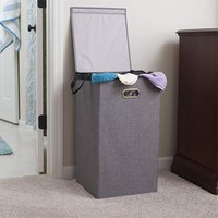 Durable Collapsible Cotton Laundry Basket