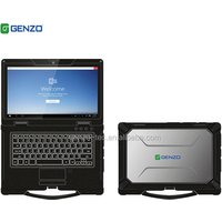 2 Year warranty 14 inch Fully industrial rugged sunlight readable gaming laptop with Fingerprint Scanner and with lan port