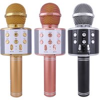 OEM/ODM Wireless Karaoke Microphone,3-in-1 Portable Handheld karaoke Mic Can print LOGO