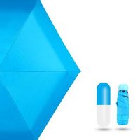 Personality Anti UV Umbrella Capsule Shape Portable Pocket Size Mini Capsule Umbrella
