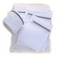 Wholesale Eco-friendly Thickened Fine Mesh Grey Laundry Bag Set Thick Mesh Bags Washing Bag