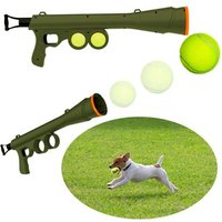 Dog Tennis Ball Launching Gun Pet Training Toy Flying Discs Remote Speed Agility Equipment Dog Interactive Toy Guns