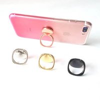 Wholesale Ultra-thin zinc alloy metal 360 degree rotation phone ring holder