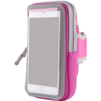 Factory wholesale Logo Printed Armband Sports Gym Running Mobile Phone Arm Band Armbag with screen touch