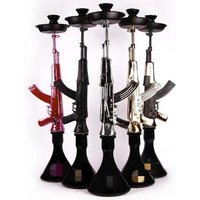 Large Golden AK47 Resin Hookah