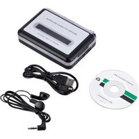 Tape to PC Super Cassette To MP3 Audio Music CD Digital Player Converter Capture Recorder +Headphone USB 2.0