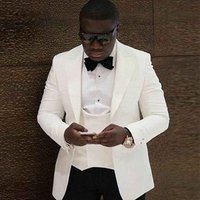 Slim Fit Wedding Suit Jacket Trousers & Vest